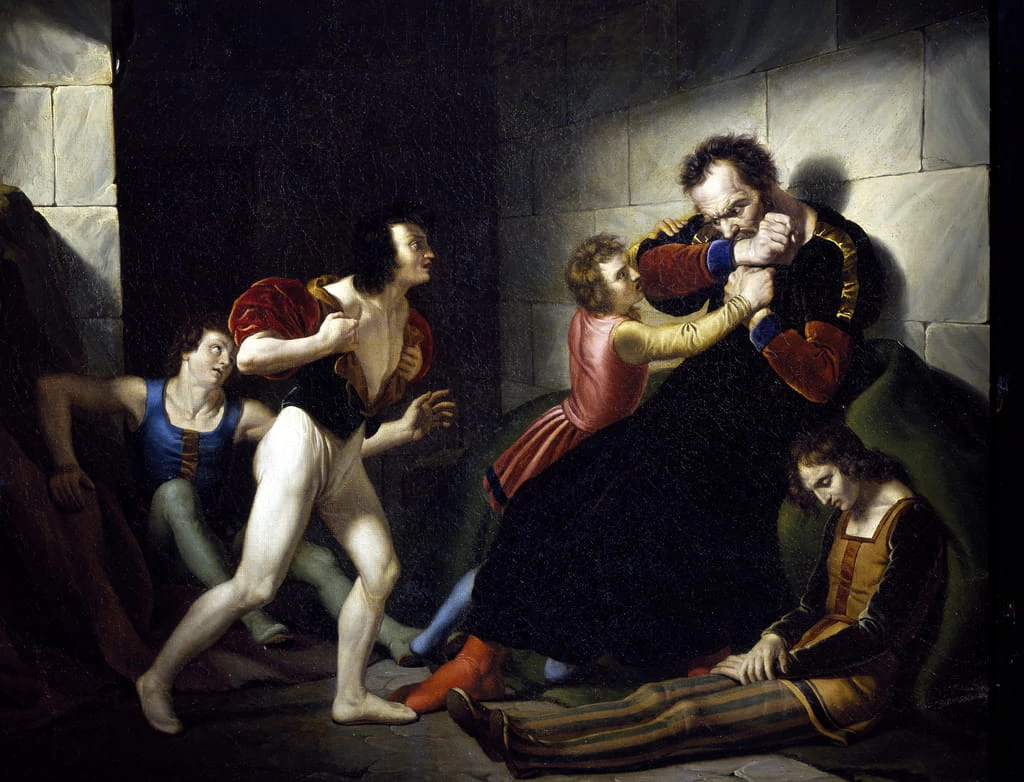 Ugolino con i figli in carcere - Accademia Carrara, Bergamo